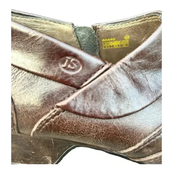 JOSEF SEIBEL Leather Ankle Bootie Women’s Size US 6 - 6.5 Brown vintage slip ons - Picture 9 of 12